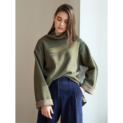 [에프코코로미즈] high neck wool knit KK