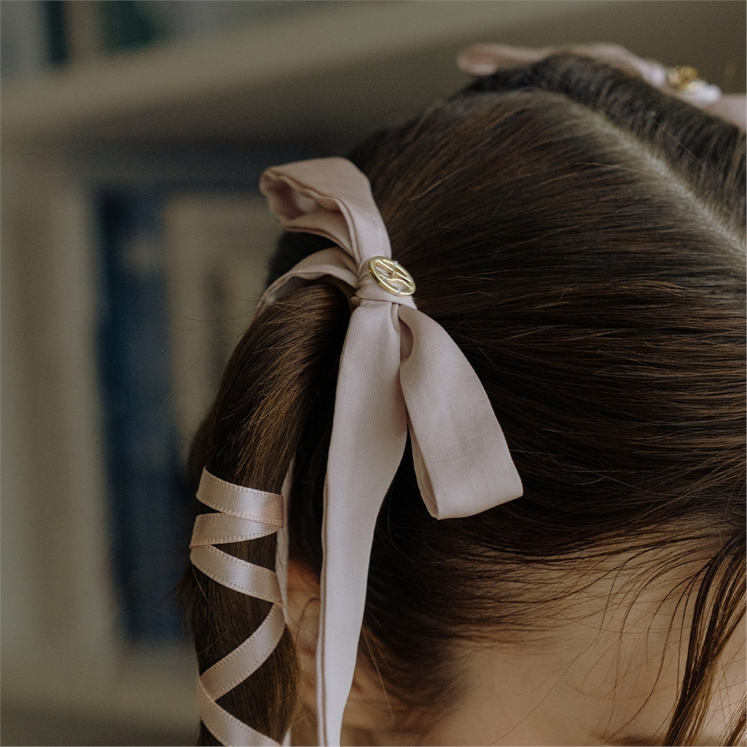 [하스] Romantic ribbon long tail hair pin_HA027