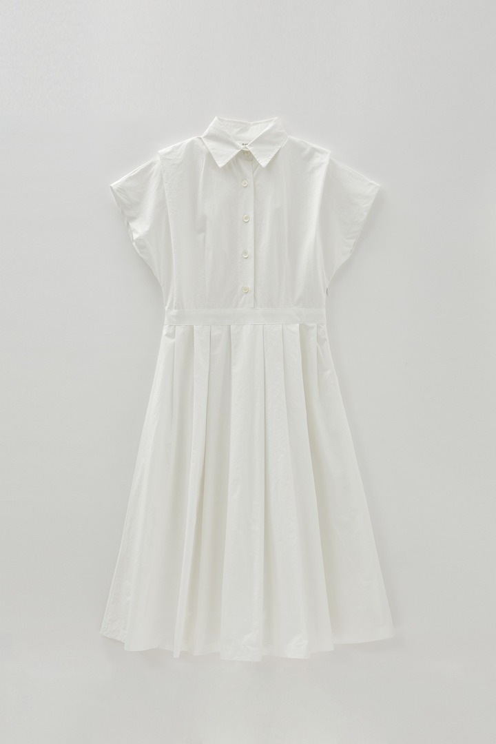 [블리온느] Pleat Long Dress (White - 2colors)