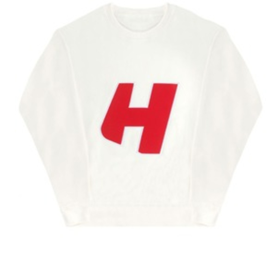 [행아웃] Bbalgang H Sweatshirt (Off-White)