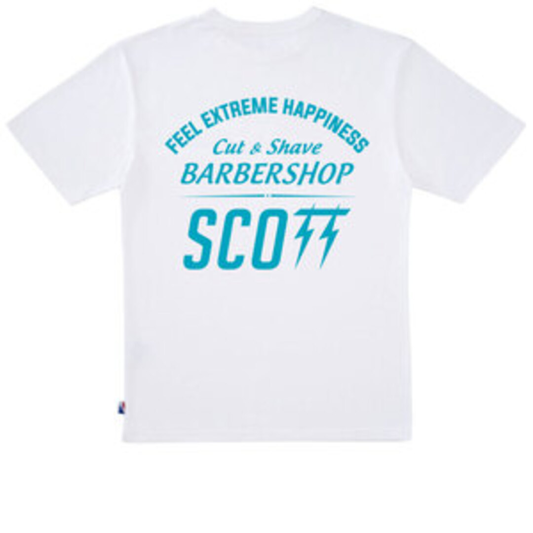 [행아웃]X Scott barber Cut&amp;Shave T-Shirt (White)