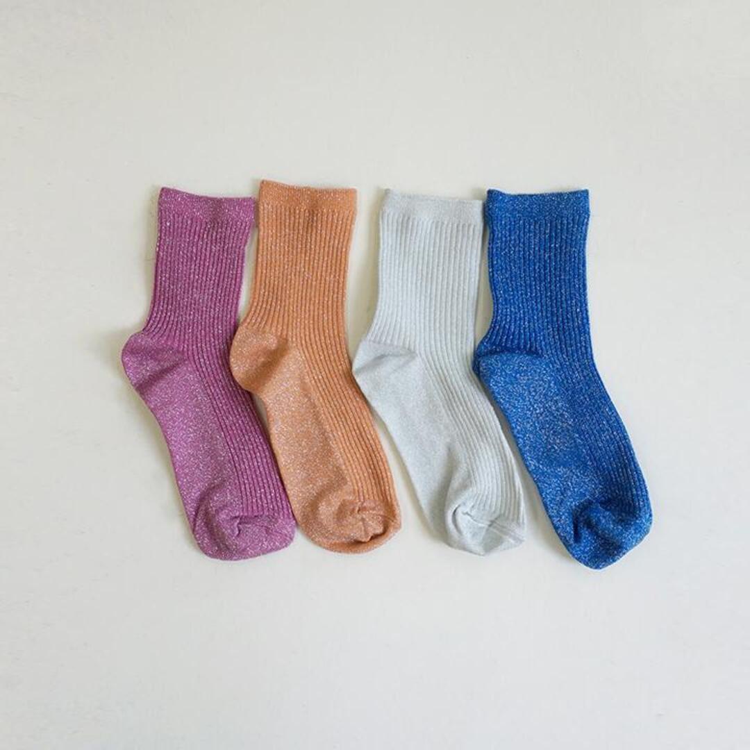 [미슈쏘머치] mishuu somuch metal socks_4color