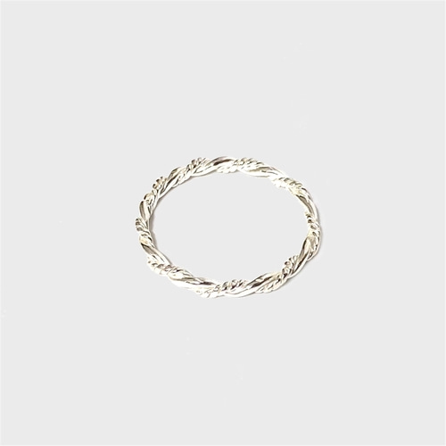 [티오유] Twisted silver ring_LU21