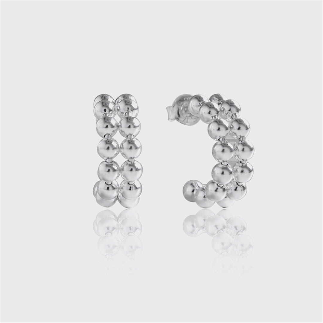 [티오유] [Silver925] WE020 Silver bubble earring