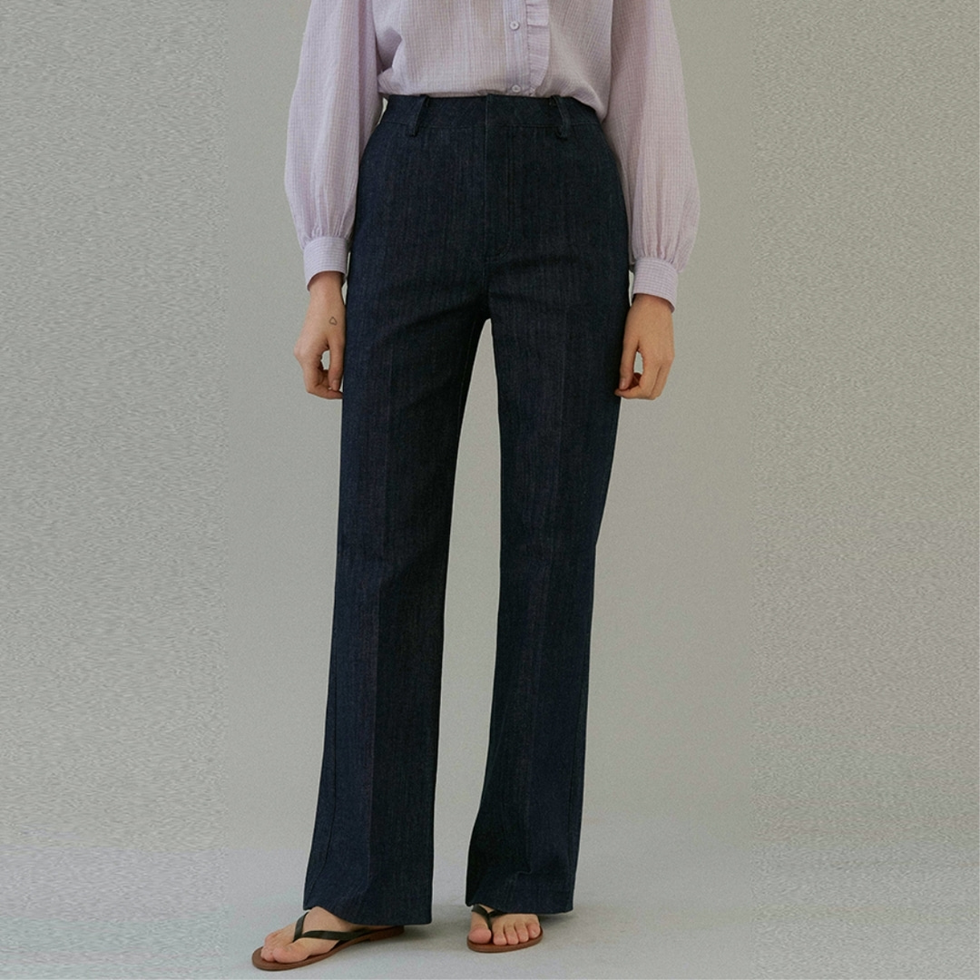 [블랭크03] classic denim pants (deep blue)
