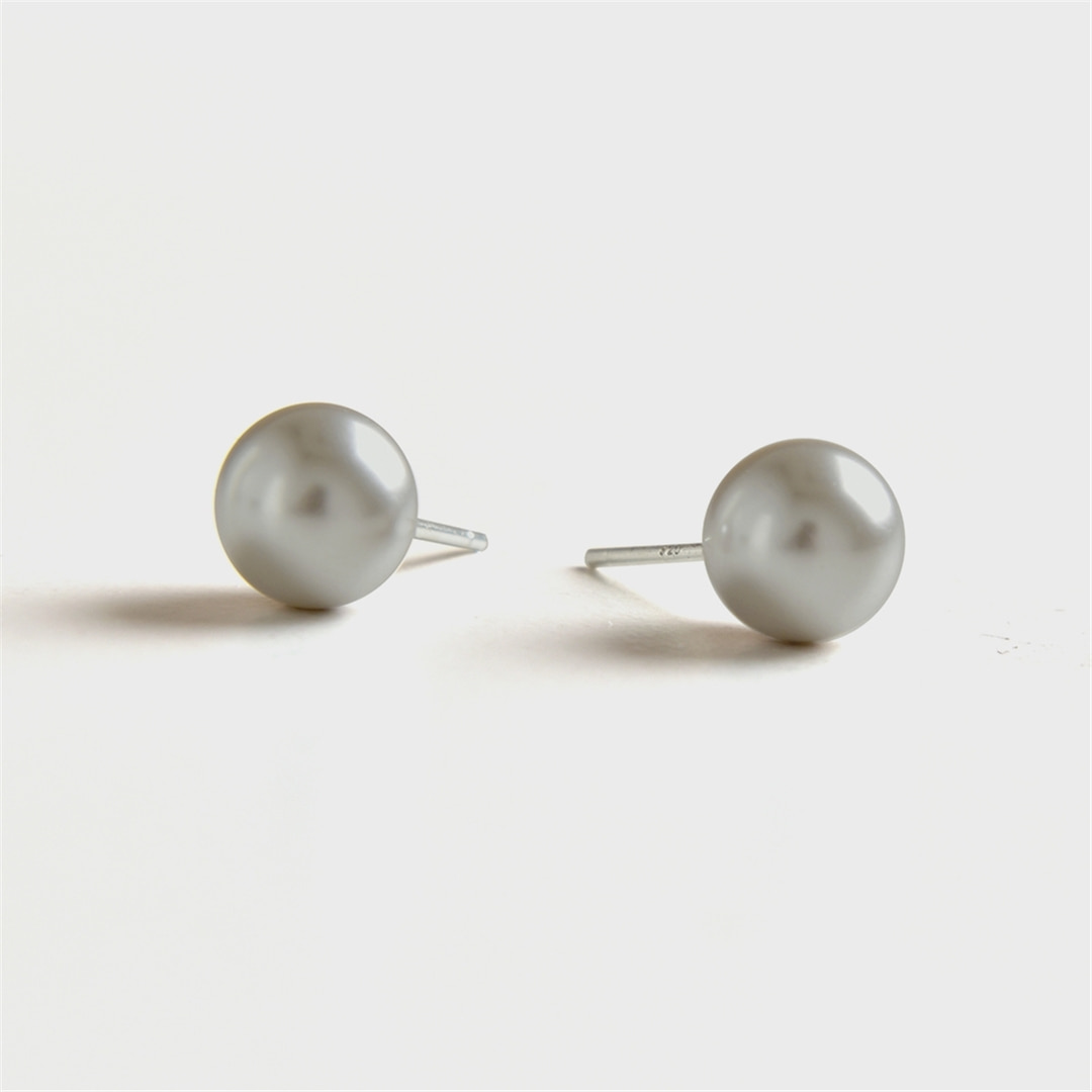 [티오유] [Silver925] WE019 Crystal pearl earring